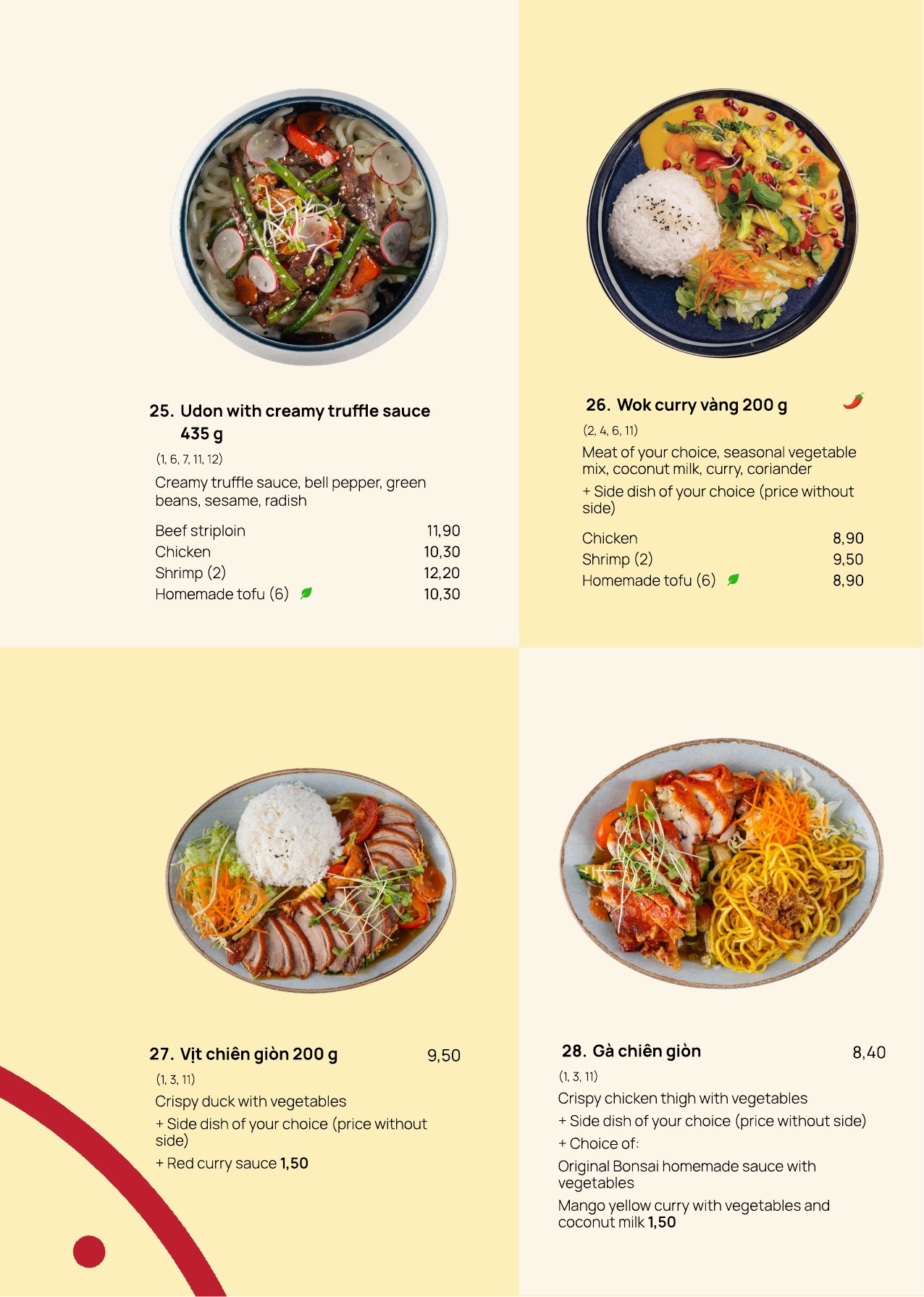 Menu – Main courses (3)