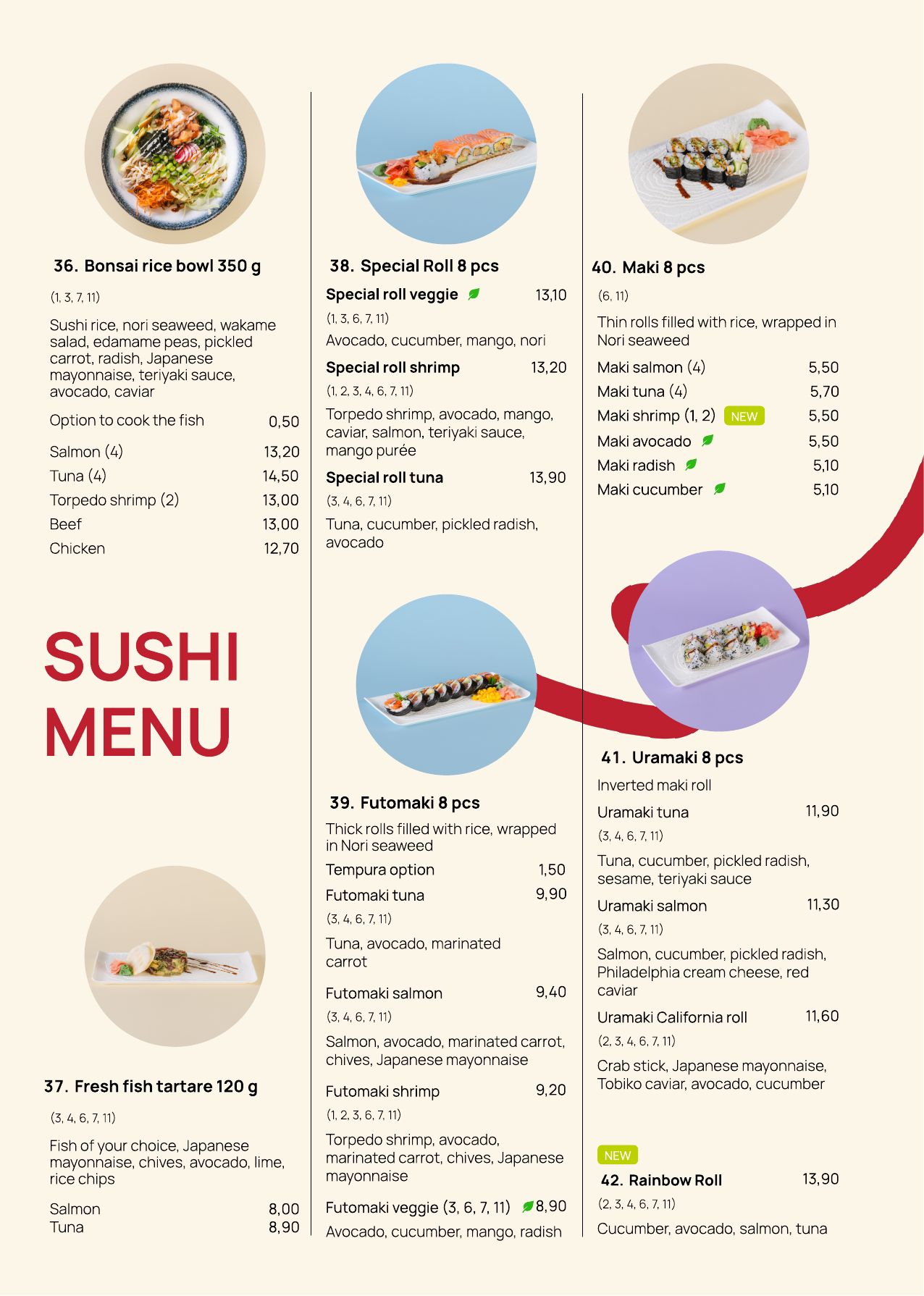 Menu – Sushi (1)