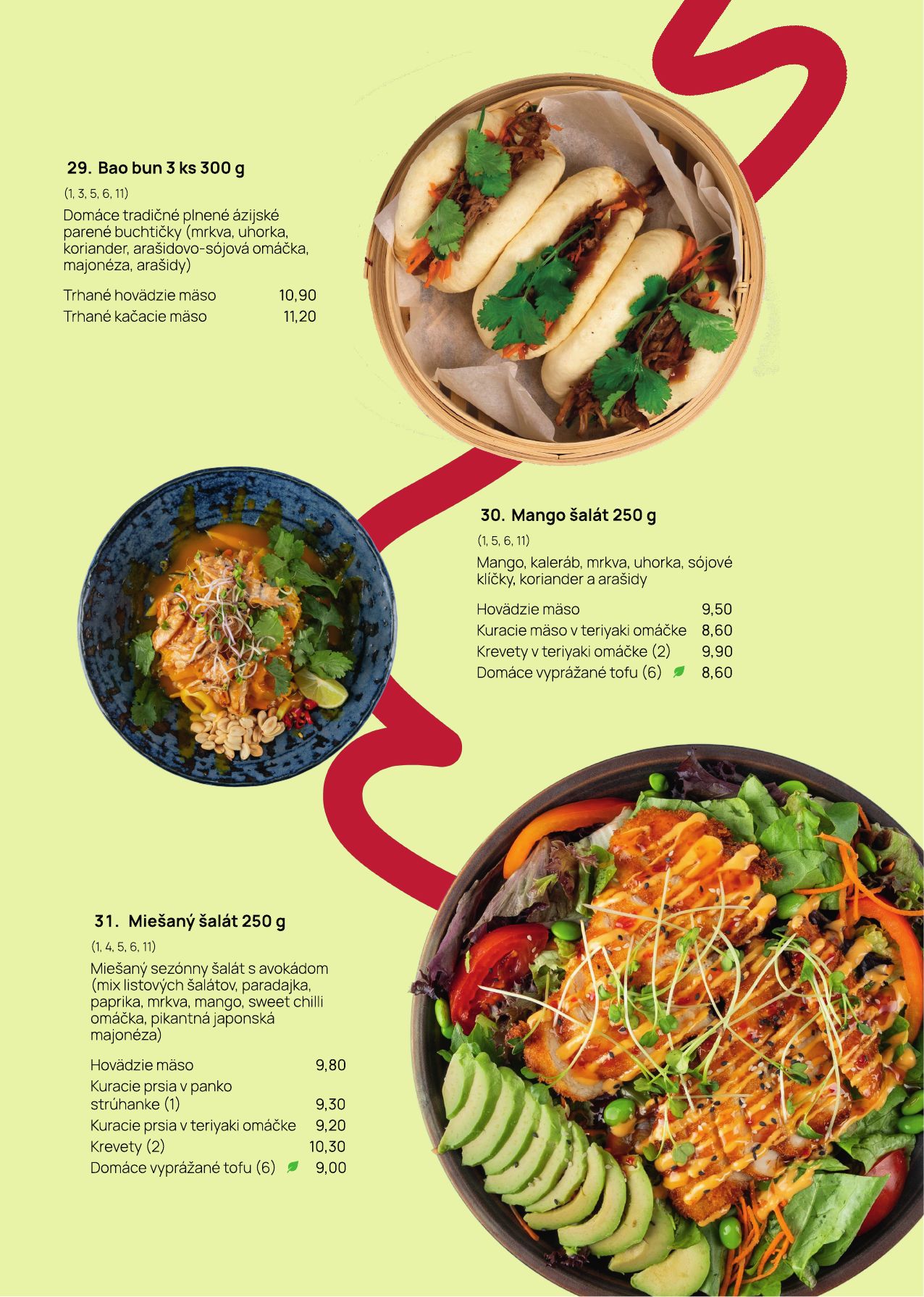 Menu – Hlavné jedlá (4)